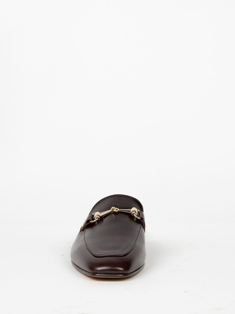 Bobbies Brown Emy Horsebit Mule Loafers - Image 4 of 4 Bobbies Brown Emy Horsebit Mule Loafers - Image 4 of 4