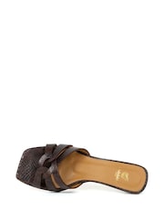 Bobbies Animal Isalie Mid-Heeled Mules - Image 3 of 4