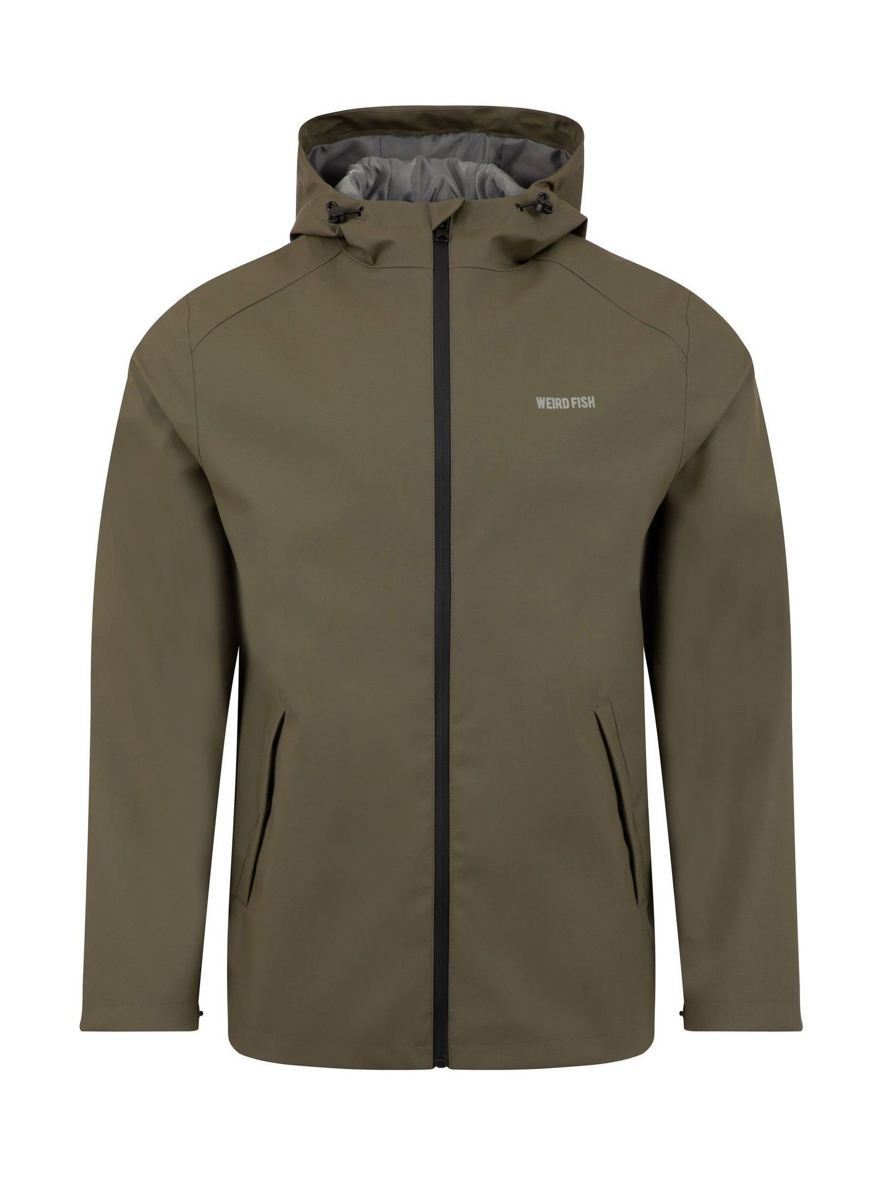 Buy Weird Fish Green Woods Waterproof Rain Jacket from Next USA