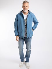 Weird Fish Blue Ferdinand Waterproof Packable Jacket - Image 3 of 7