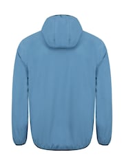 Weird Fish Blue Ferdinand Waterproof Packable Jacket - Image 7 of 7