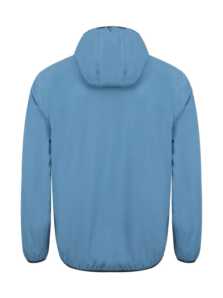 Weird Fish Blue Ferdinand Waterproof Packable Jacket - Image 7 of 7