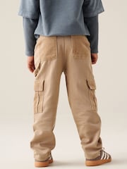 Angel & Rocket Brown Hudson Contrast Cord Pocket Cargo Trouser - Image 3 of 6
