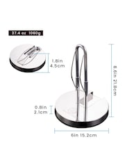 Gourmet Easy Stainless steel One-Hand Tear Paper Towel Holder - Image 4 of 4