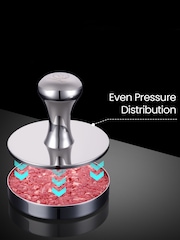 Gourmet Easy Stainless steel 2-in-1 Stainless Steel Burger Press & Patty Maker - Image 3 of 3