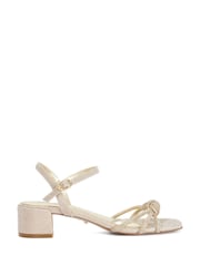 Dune London Metallic Marvelousness Heeled Sandals - Image 2 of 6