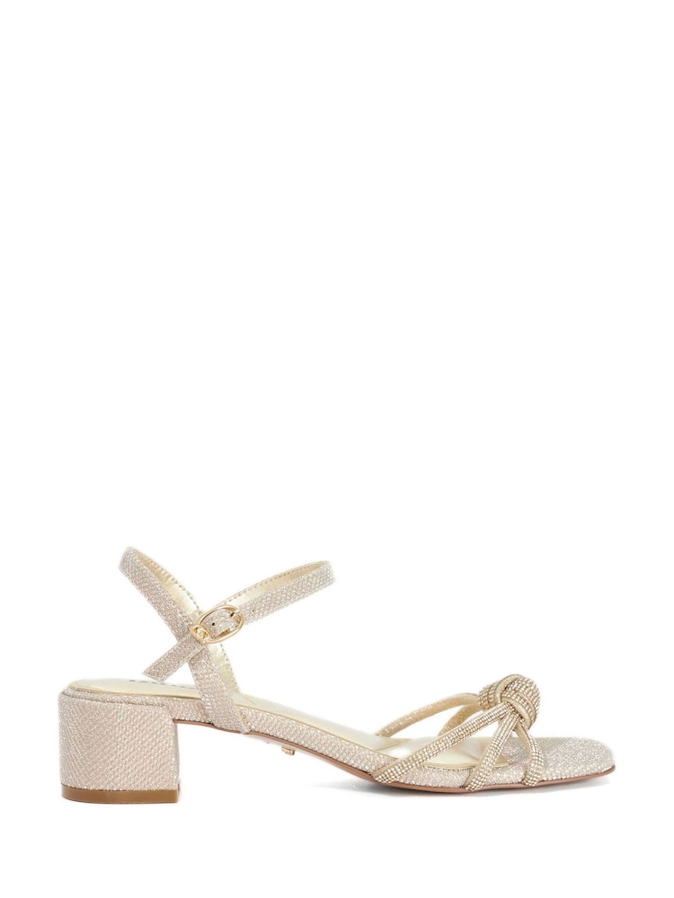 Dune London Metallic Marvelousness Heeled Sandals - Image 2 of 6