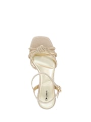 Dune London Metallic Marvelousness Heeled Sandals - Image 5 of 6