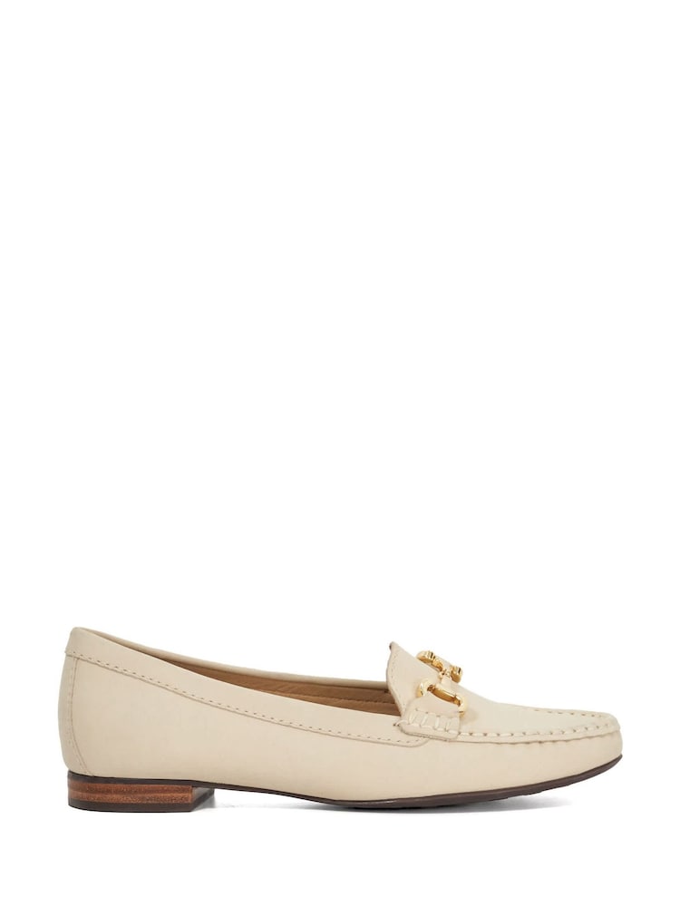 Dune London Natural Leather Glenniee Loafers - Image 2 of 6