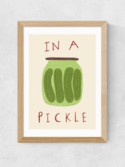 East End Prints Oak Pickle Wall Art Print by Amber May Art - Image 2 of 2