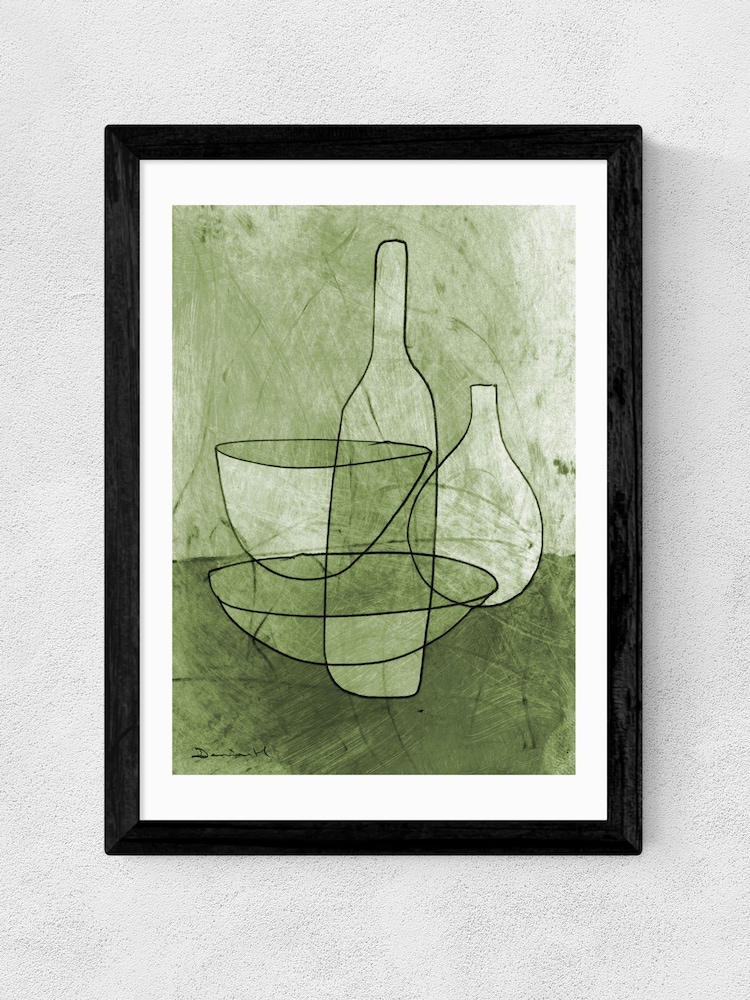 East End Prints Black Kitchen Still Life Wall Art Print by Dan Hobday - Image 2 of 2