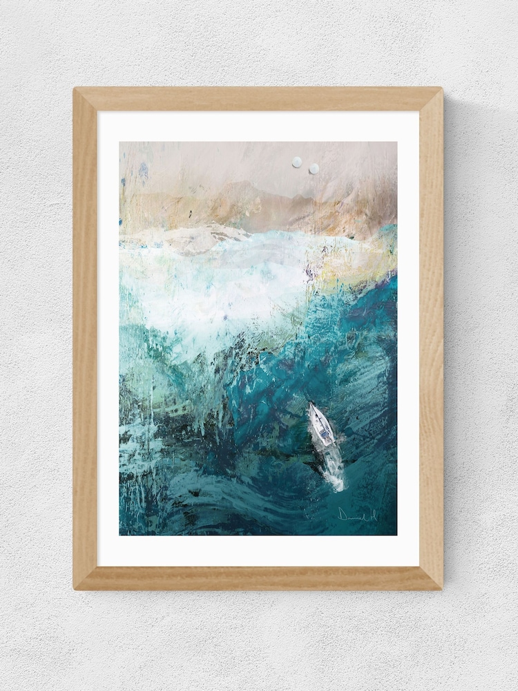 East End Prints Oak Azure Walk Wall Art Print by Dan Hobday - Image 2 of 2 East End Prints Oak Azure Walk Wall Art Print by Dan Hobday - Image 2 of 2