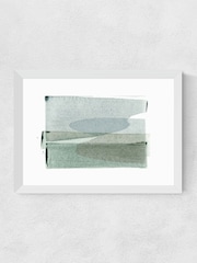 East End Prints White Transparent Layers Wall Art Print by Iris Lehnhardt - Image 2 of 2