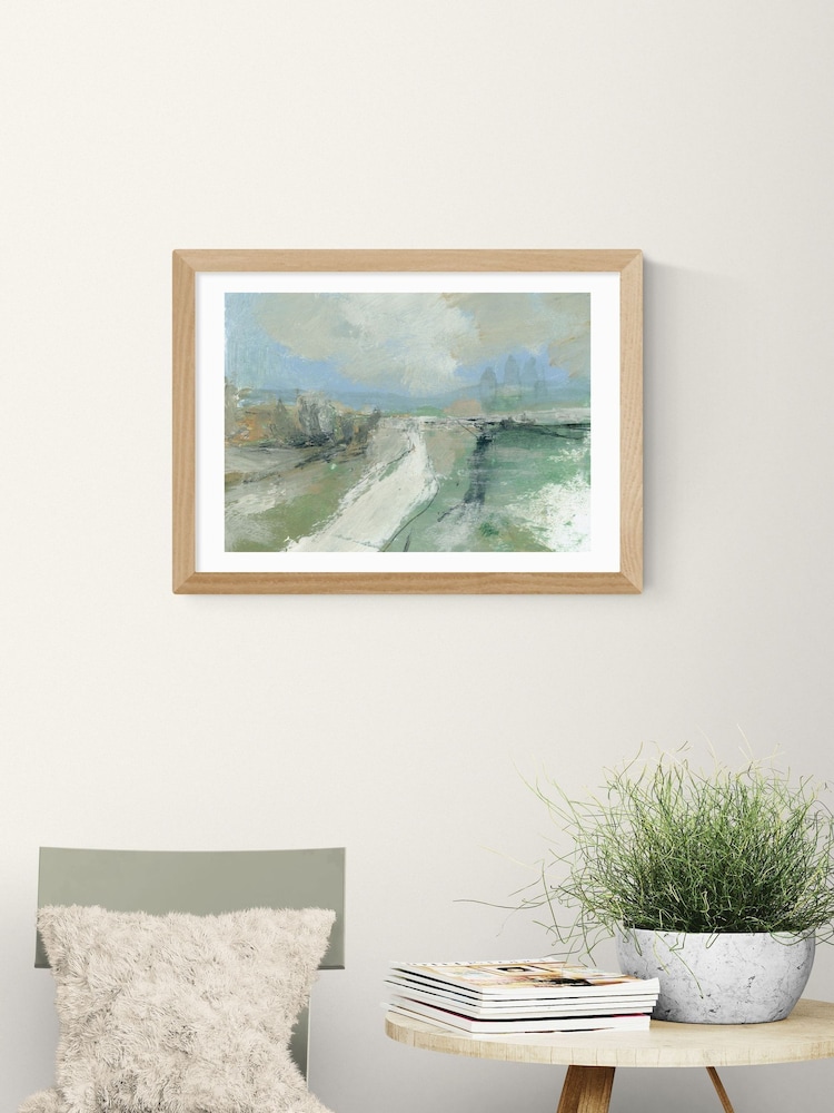 East End Prints Oak Bramble Brook Wall Art Print by Dan Hobday - Image 1 of 2 East End Prints Oak Bramble Brook Wall Art Print by Dan Hobday - Image 1 of 2