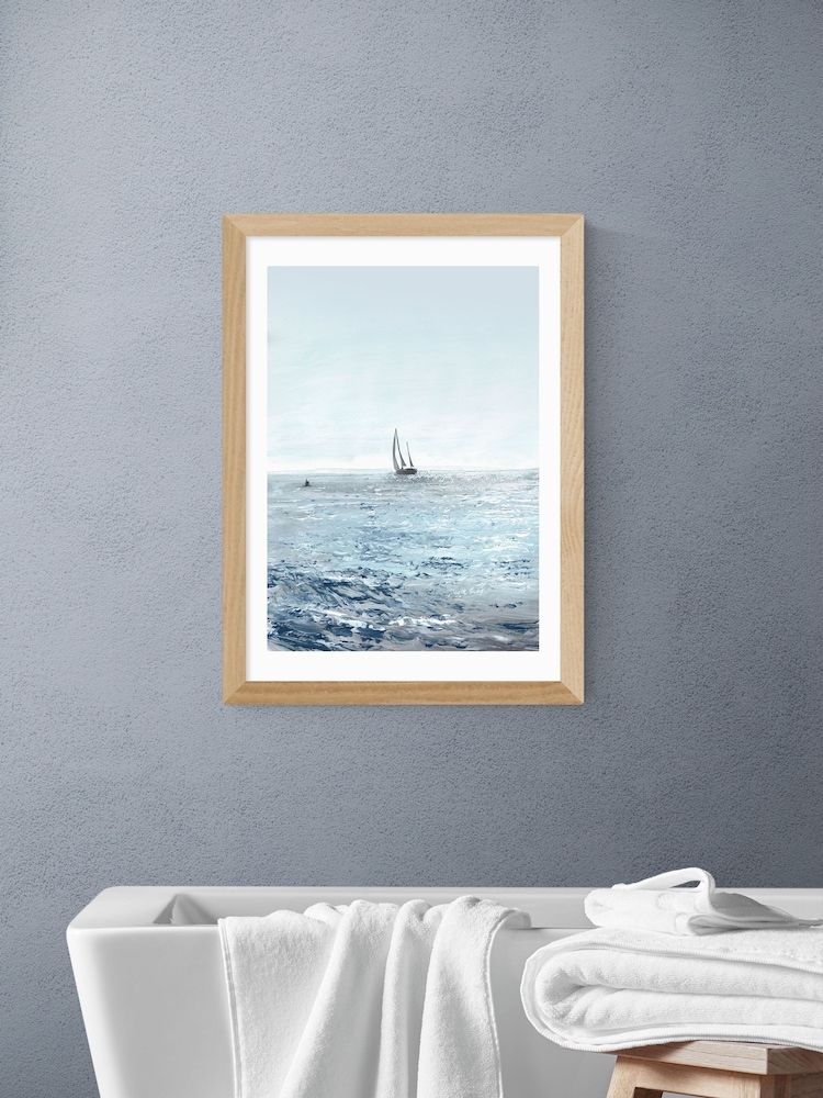 East End Prints Oak Sunlight Bay Wall Art Print by Dan Hobday - Image 1 of 2