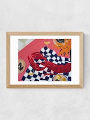 East End Prints Oak Sea View Wall Art Print by Lucy Muss - Image 2 of 2