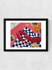 East End Prints Black Sea View Wall Art Print by Lucy Muss - Image 2 of 2