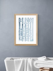 East End Prints Oak St Ives Wall Art Print by Cartissi - Image 1 of 2