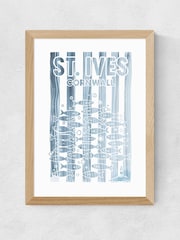 East End Prints Oak St Ives Wall Art Print by Cartissi - Image 2 of 2