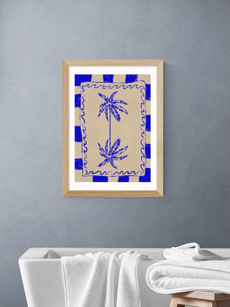 East End Prints Oak Coastal Charm Wall Art Print by Shatha Dafai - Image 1 of 2 East End Prints Oak Coastal Charm Wall Art Print by Shatha Dafai - Image 1 of 2