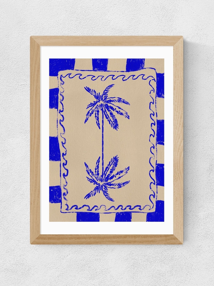East End Prints Oak Coastal Charm Wall Art Print by Shatha Dafai - Image 2 of 2 East End Prints Oak Coastal Charm Wall Art Print by Shatha Dafai - Image 2 of 2
