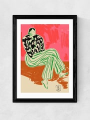 East End Prints Black Calm Wall Art Print by Sandra Poliakov - Image 2 of 2