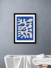 East End Prints Black Shapes Poster Wall Art Print by The Print Republic - Image 1 of 2