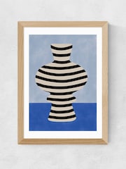 East End Prints Oak Blue Still Life Poster III Wall Art Print by The Print Republic - Image 2 of 2