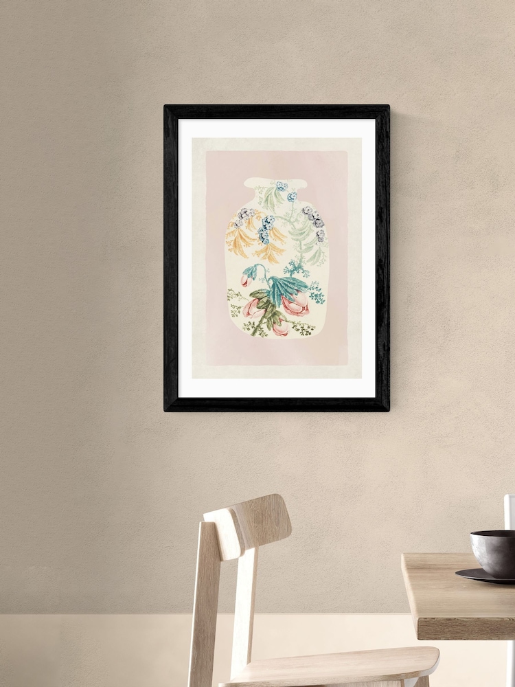East End Prints Black Floral Vase Wall Art Print by Oh Fine! Art - Image 1 of 2 East End Prints Black Floral Vase Wall Art Print by Oh Fine! Art - Image 1 of 2
