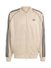 adidas Originals Cream SST Adicolor Classics Loose Track Top - Image 6 of 6