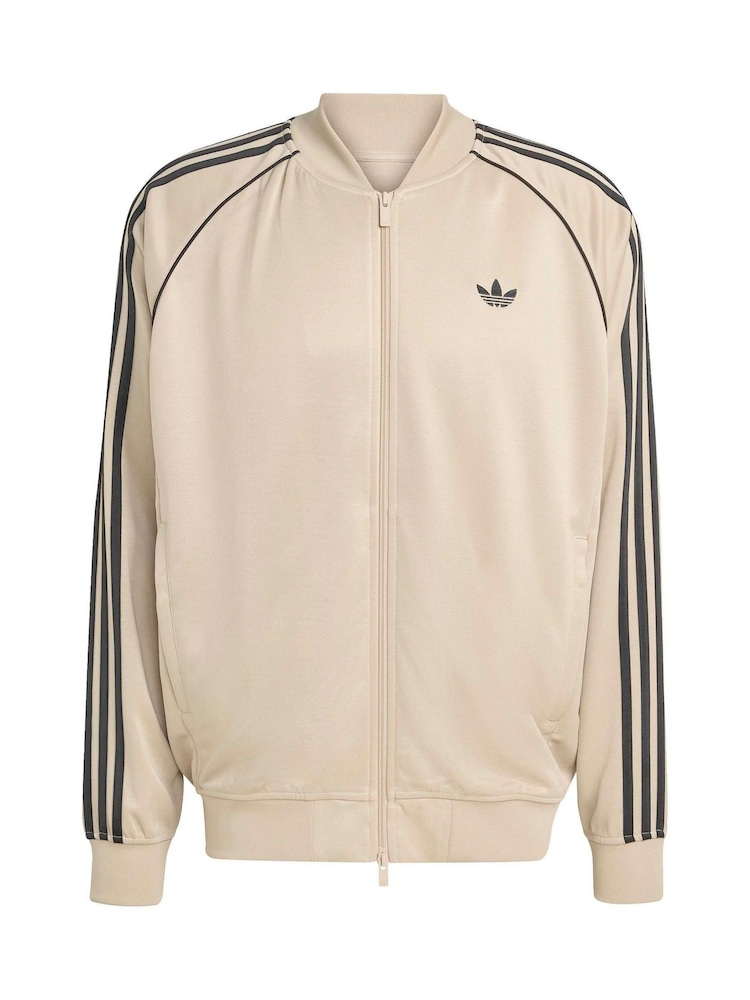 adidas Originals Cream SST Adicolor Classics Loose Track Top - Image 6 of 6