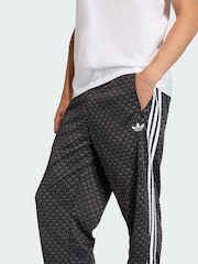 adidas Originals Black Firebird Loose Monogram  Tracksuit Joggers - Image 5 of 6