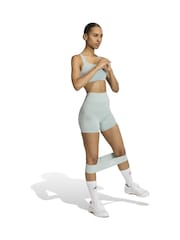 adidas Green Optime Workout Medium Support Bra - Image 4 of 9