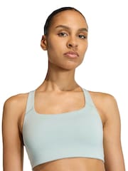 adidas Green Optime Workout Medium Support Bra - Image 5 of 9