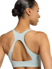 adidas Green Optime Workout Medium Support Bra - Image 6 of 9