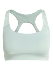 adidas Green Optime Workout Medium Support Bra - Image 7 of 9