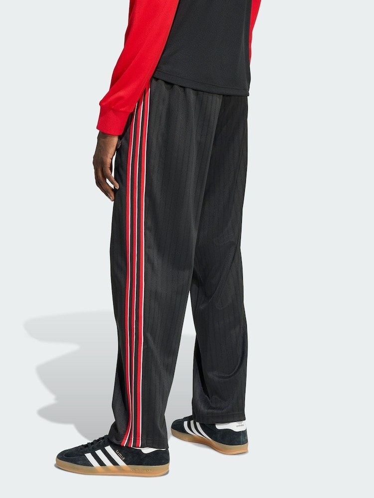 adidas Originals Black Firebird Loose Pinstripes Track Tracksuit Bottoms - Image 2 of 5