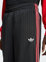 adidas Originals Black Firebird Loose Pinstripes Track Tracksuit Bottoms - Image 4 of 5