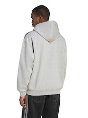 adidas Originals Grey Adicolor Classics 3-Stripes Hoodie - Image 2 of 6