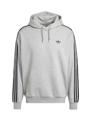 adidas Originals Grey Adicolor Classics 3-Stripes Hoodie - Image 6 of 6