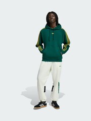 adidas Originals Green Tipped Stripes Hoodie - Image 1 of 5