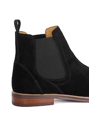 Dune London Black Standard Fit Mckinley Constrast Sole Chelsea Boots - Image 6 of 6