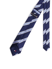 Tommy Hilfiger ピュアシルク ジャカード ダイアゴナルストライプ タイ - 画像 2 / 3