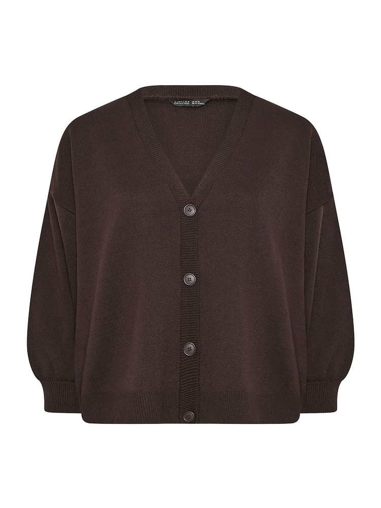 Maro - Cardigan Yours Curve Limited cu mâneci balon - Imaginea 5 din 5