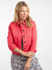 Weird Fish Rosanna Canvas Jacket - 7şəkildən 1 şəkil