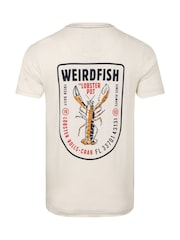 Weird Fish Cream Lobster Pot Back Print Graphic T-Shirt - Image 6 of 6