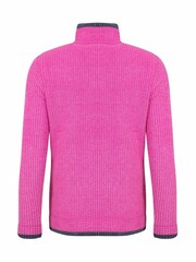 Weird Fish Pink Ariana Full Zip Grid Fleece - Image 8 of 8