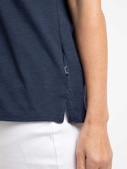 Weird Fish Blue Lomie Embroidered T-Shirt - Image 5 of 7