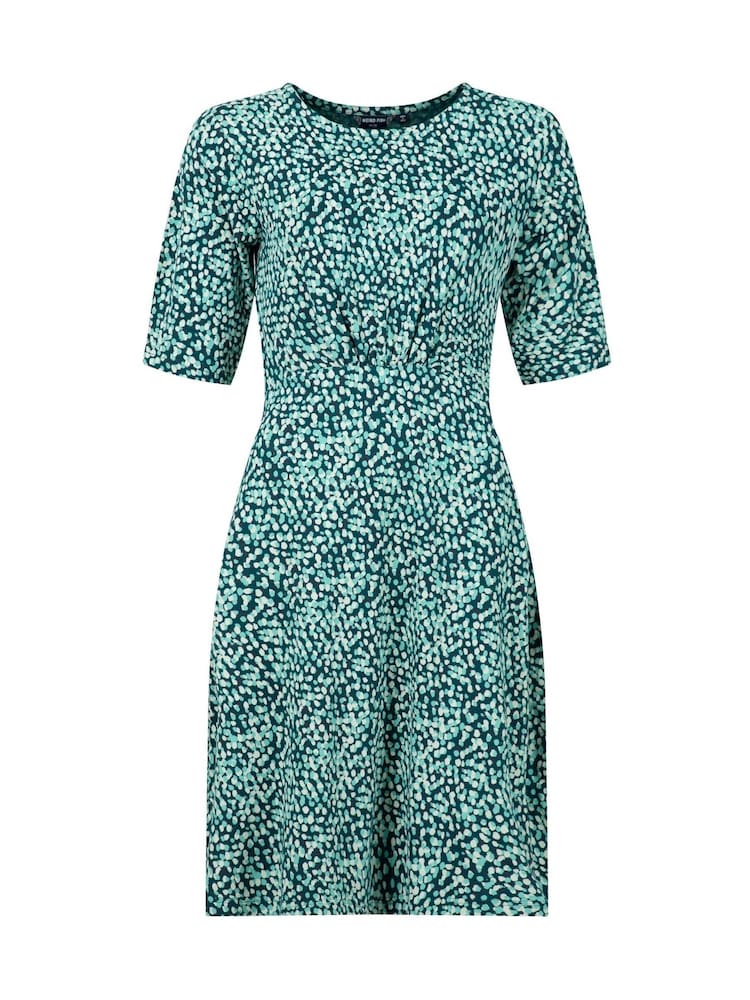Buy Weird Fish Teal Blue Cassandra Jersey Swing Dress from Next USA Buy Weird Fish Teal Blue Cassandra Jersey Swing Dress from Next USA