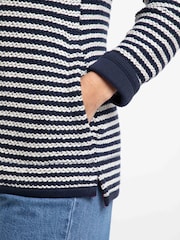 Weird Fish Blue Ember Zip Striped Macaroni Gold Edition Fleeces - Image 5 of 7